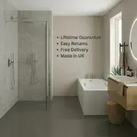 Carron Imperial 1400 x 700mm Single Ended Bath With Chrome Grips- Standard & Carronite Options
