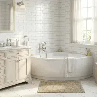 Carron Monarch 1300 x 1300mm Corner Bath – Standard & Carronite Options