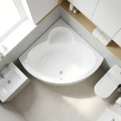 Carron Monarch 1300 x 1300mm Corner Bath – Standard & Carronite Options