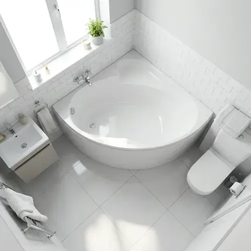 Carron Oriole 1200 x 1200mm Corner Bath – Standard & Carronite Options