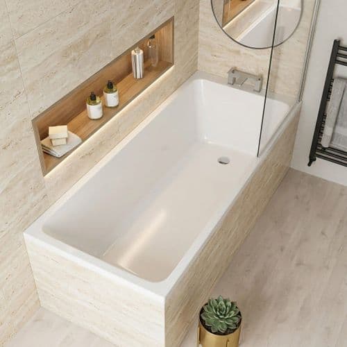 Carron Profile 1500 x 700mm Single Ended Bath - Standard & Carronite Options