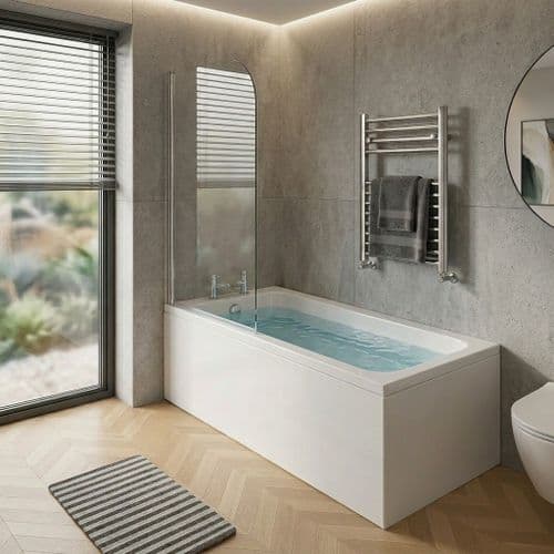 Carron Quantum 1600 x 700mm Single Ended Bath - Standard & Carronite Options
