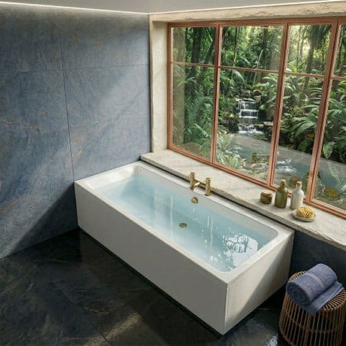 Carron Quantum 1700 x 700 Double Ended Bath - Standard & Carronite Options
