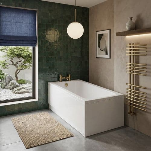 Carron Quantum 1700 x 900mm Single Ended Bath - Standard & Carronite Options