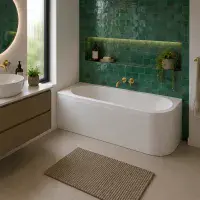 Carron Status 1600 x 725mm Right Hand Offset Corner Bath