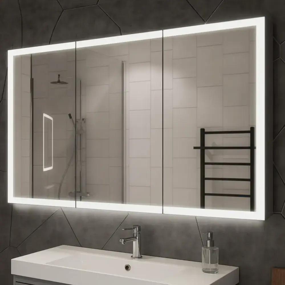 1200mm wide deals mirrored bathroom cabinets