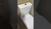 Cedare Open Back Close Coupled Toilet | Soft Close Seat