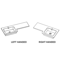 Chaddesley 120cm Combination Unit High Gloss White, inc Basin
