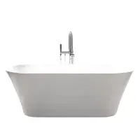 Charlton Freestanding Bath 1650x740x565mm inc waste White - Lifetime Guarantee