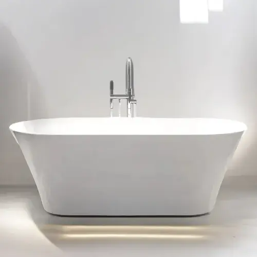 Charlton Freestanding bath 1650x740x565mm inc waste White - Lifetime Guarantee