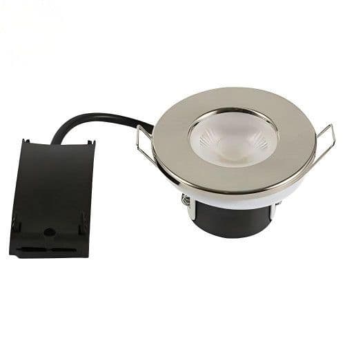 Chrome or White Bathroom Spotlight, LED Bulb