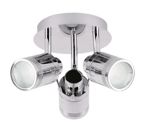 Chrome Spa Scorpius 3 Light Spot Fitting