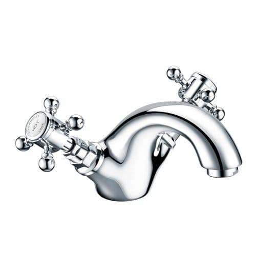 Clyde Chrome Basin Mono Mixer & Slotted Sprung Basin Waste