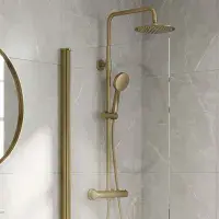 Complete Brushed Brass Bathroom Makeover Pack | Bathcenter