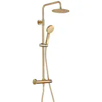 Complete Brushed Brass Bathroom Makeover Pack | Bathcenter