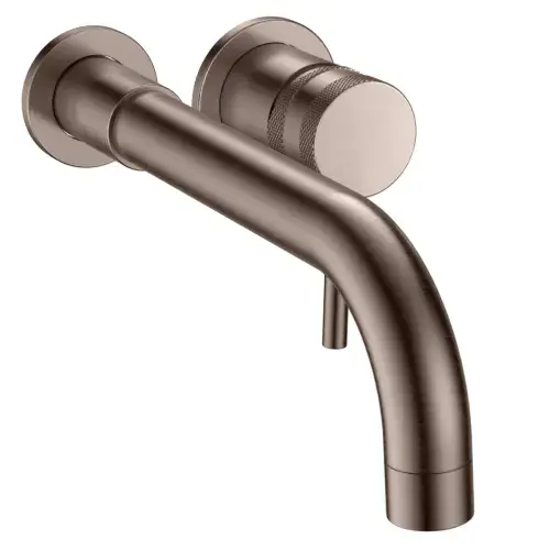 Core Wall Mounted Basin Tap Brushed Bronze - NU-040