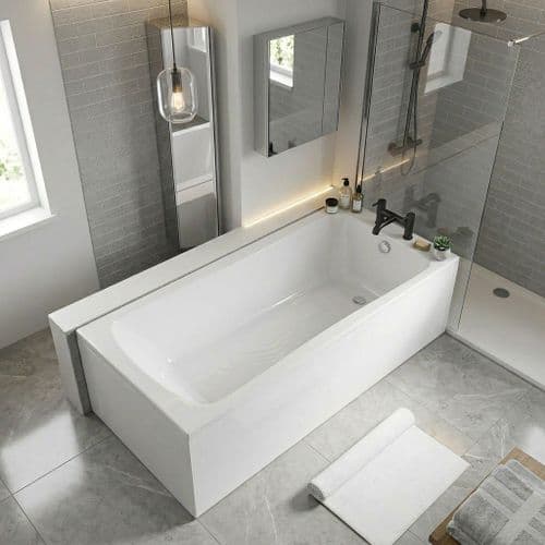 Coresoak Square 1700 x 750mm Single Ended Bath