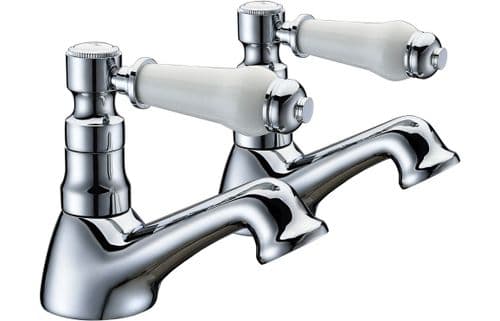 Crater Lever Style Basin Pillar Taps
