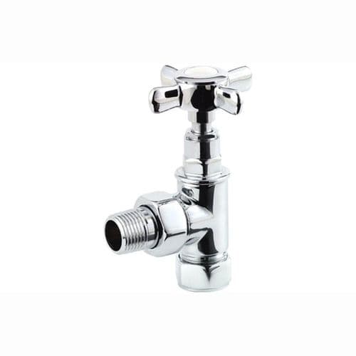 Crosshead Radiator Valve 94 x 45 x 87, Chrome