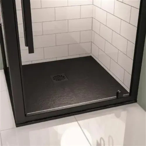 Crossland Black Slate 25mm Shower Trays - Various Sizes