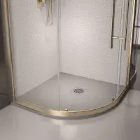 Crossland Light Grey Slate 25mm Shower Trays - Various Sizes