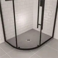 Crossland Light Grey Slate 25mm Shower Trays - Various Sizes