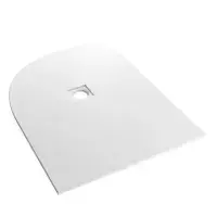 Crossland White Slate 1200 x 900mm Offset Quadrant Shower Tray