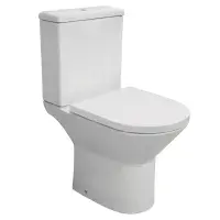 Croxley Close Coupled Eco Vortex WC Pan, Cistern and Soft Close Seat - White