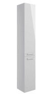 Deltar 350mm Floor Standing 2 Door Tall Unit, Grey Gloss