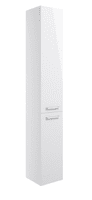 Deltar 350mm Floor Standing 2 Door Tall Unit, White Gloss