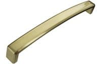 Deltar Light Grey Gloss Furniture Bathroom Suite with Brushed Brass Finishes