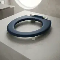 Doc M  i.Care Ring Toilet Seat with Buffer, Blue or White