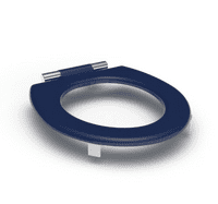 Doc M  i.Care Slow Close Ring Toilet Seat with Buffer, Blue or White