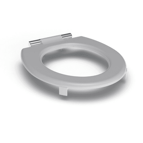 Doc M  i.Care Slow Close Ring Toilet Seat with Buffer, Blue or White
