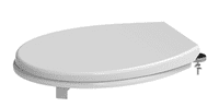 Doc M Soft Closing Toilet Seat (White or Blue)