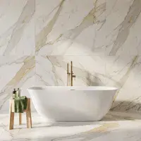 Droplet Freestanding Bath - Gloss White - 1700 x 750mm
