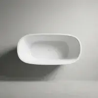 Droplet Freestanding Bath - Gloss White - 1700 x 750mm