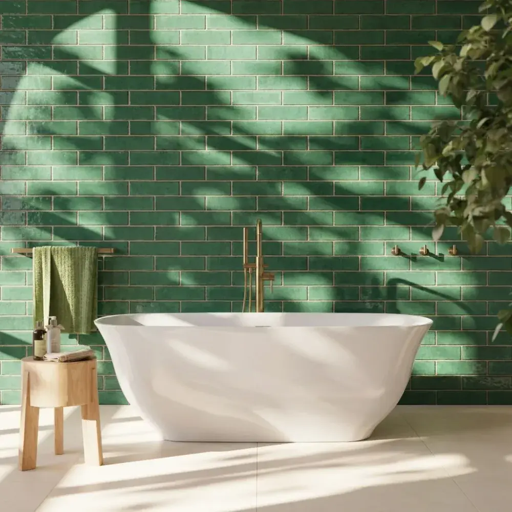 Droplet Freestanding Bath - Gloss White - 1700 x 750mm