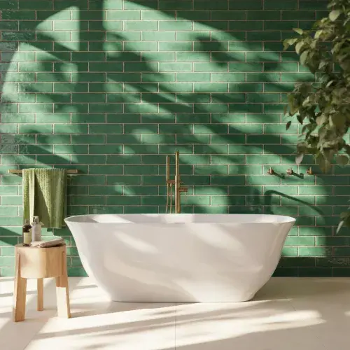 Droplet Freestanding Bath - Gloss White - 1700 x 750mm