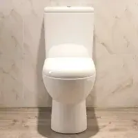 Dura Eco Vortex Open Back Toilet & Soft Close Seat | Bathcenter