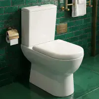 Dura Eco Vortex Open Back Toilet & Soft Close Seat | Bathcenter