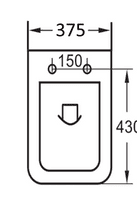 Eastbrook Beddington Eco Vortex Back to Wall Toilet | Bathcenter
