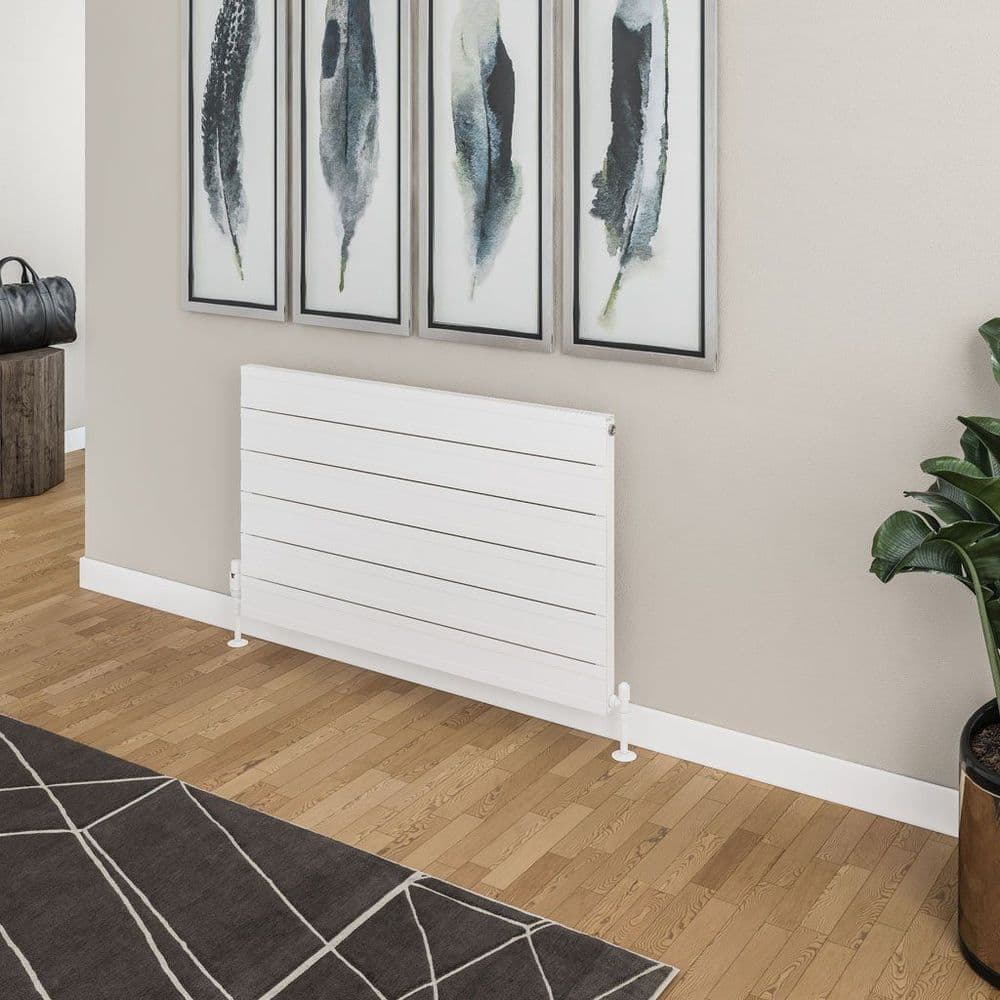 Eastbrook Berkeley Aluminium Designer Radiator - Matt White - Various Sizes