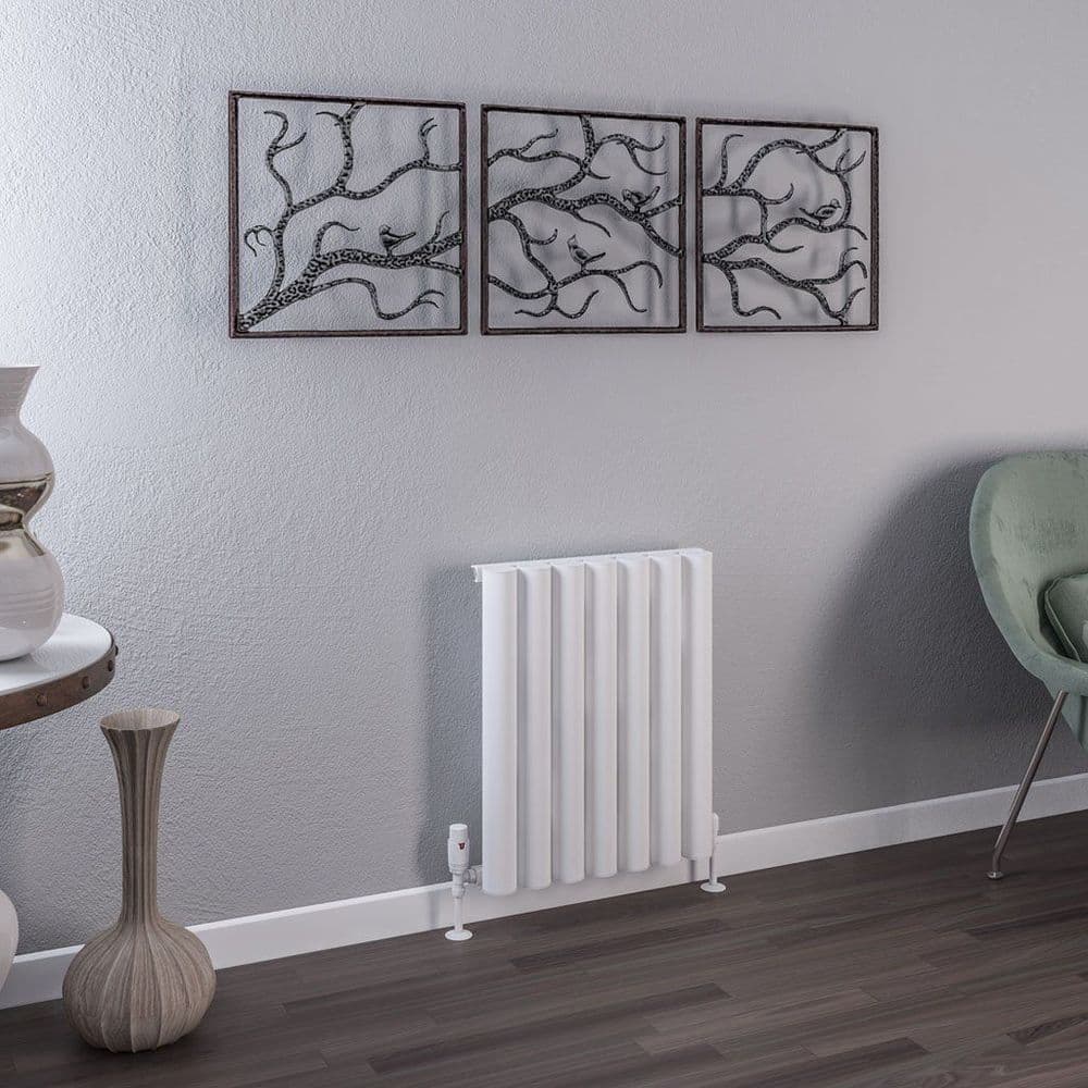 Eastbrook Burford Aluminium Designer Radiator - Matt White - Various Sizes