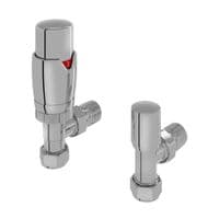 Eastbrook Chrome Radiator Valves - All Styles - Manual & Thermostatic