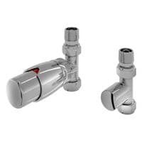 Eastbrook Chrome Radiator Valves - All Styles - Manual & Thermostatic