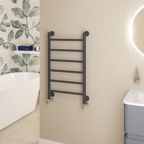 Eastbrook Eshton Towel Radiators - Matt Anthracite - Various Sizes