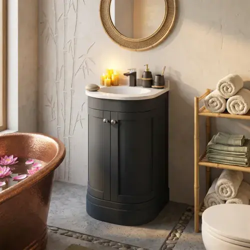Eastbrook Hardwick 60 CM Vanity Unit Matt Anthracite