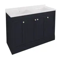 Eastbrook Hardwick Square 120 CM Double Bowl Vanity Unit Matt Anthracite
