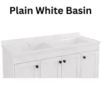 Eastbrook Hardwick Square 120 CM Double Bowl Vanity Unit Matt Anthracite